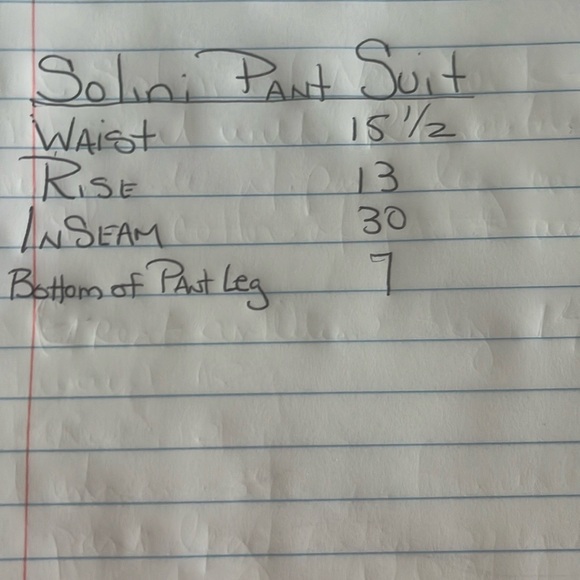 Solini of New York black polyester pant suit - Picture 7 of 7